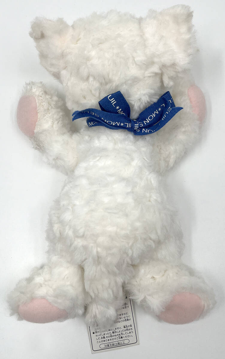 ★MON SEUIL モン・スイユ 白猫 ぬいぐるみ 日本製 ネコ 3iの画像2