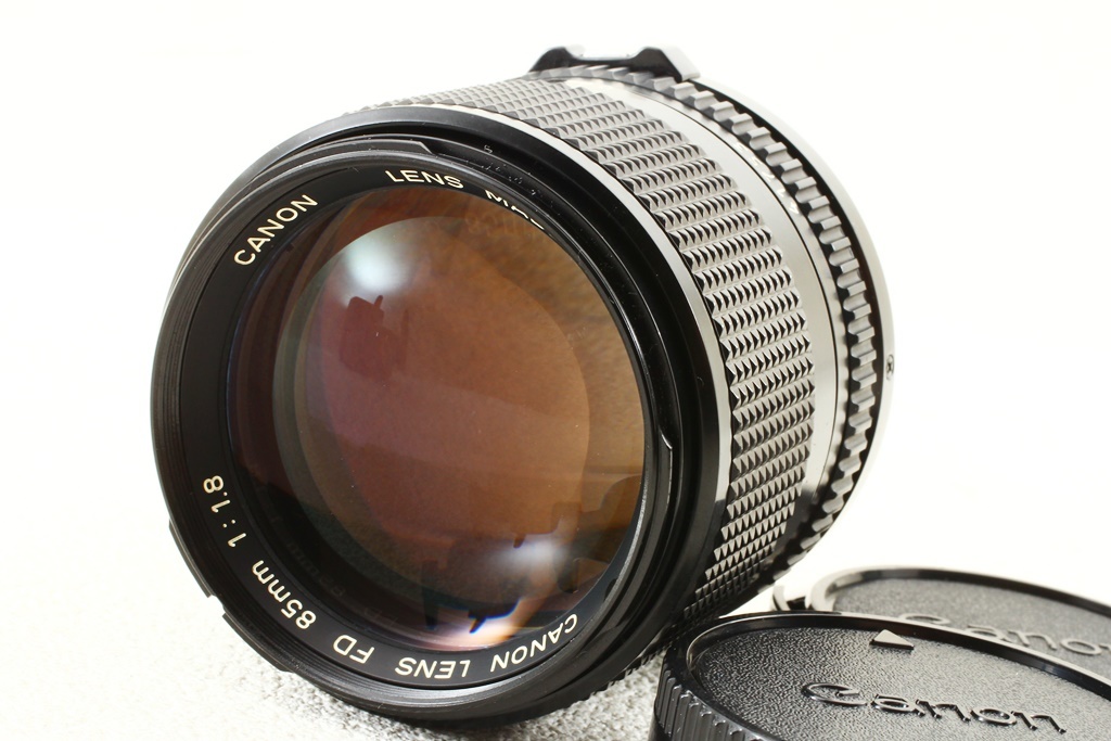 外観美品◆Canonキヤノン NEW FD 85mm F1.8◆単焦点レンズ/A3790_外観、美品コンディション！