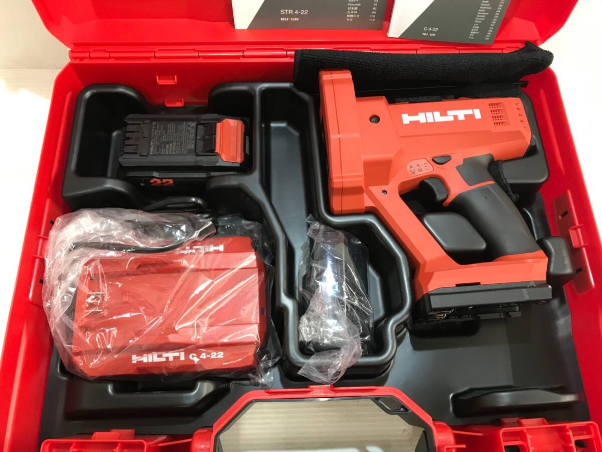 未使用品】HILTI 充電式寸切ボルトカッター STR 4-22 未使用品】HILTI 充電式寸切ボルトカッター STR 4-22