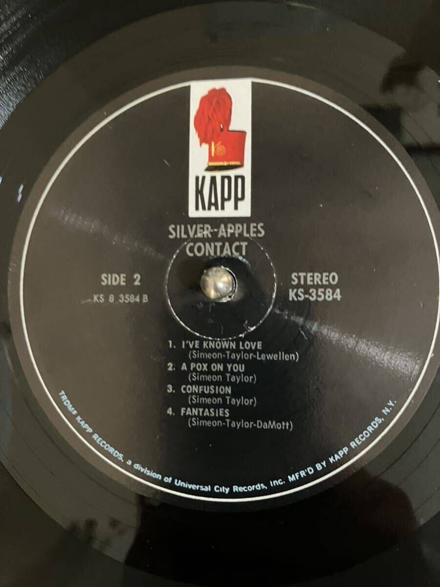 【USオリジナル】SILVER APPLES / CONTACT レコード LP シルヴァー・アップルズ 米Orig Kapp サイケ 坂本慎太郎に影響を与えた名盤の画像4