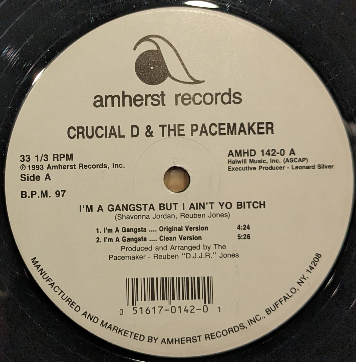 ■90sアングラ■CRUCIAL D ＆ THE PACEMAKER / I'm A Gangsta But I Ain't Yo Bitch■Apache_画像1