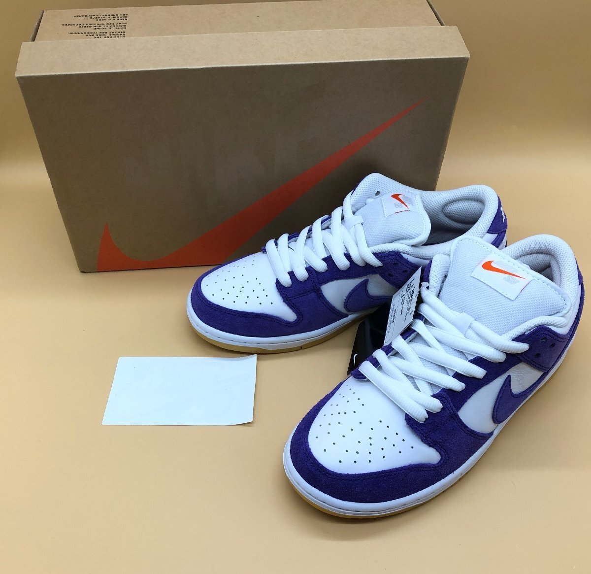 ☆未使用品☆ NIKE ナイキ SB DUNK LOW PRO ISO Court Purple DV5464 500 サイズ:26.5cm ダンク ロー スニーカー[75-0218-O10]