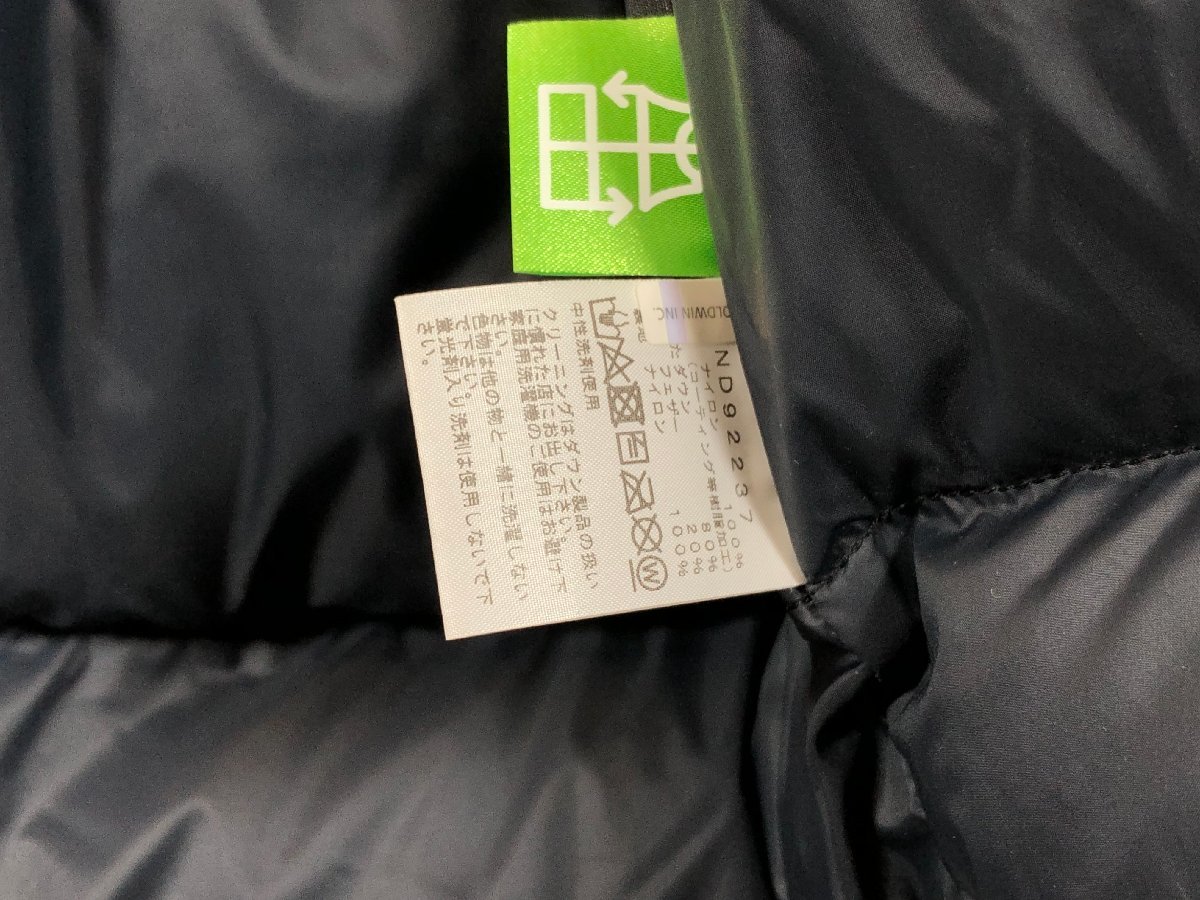 THE NORTH FACE/ザ ノース フェイス マウンテン ダウン ジャケット 品番:ND92237 サイズ:L ゴアテックス ブラック ☆良品☆[65-0302-N1]_画像5