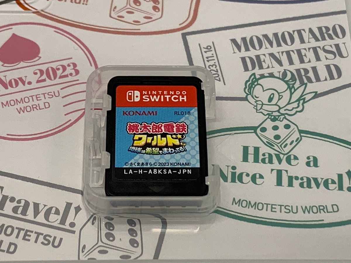 Nintendo Switch 2本セット 桃太郎電鉄ワールド 地球は希望でまわってる!/ レッド・デッド・リデンプション ☆良品☆ [231-0305-7T4]_画像4