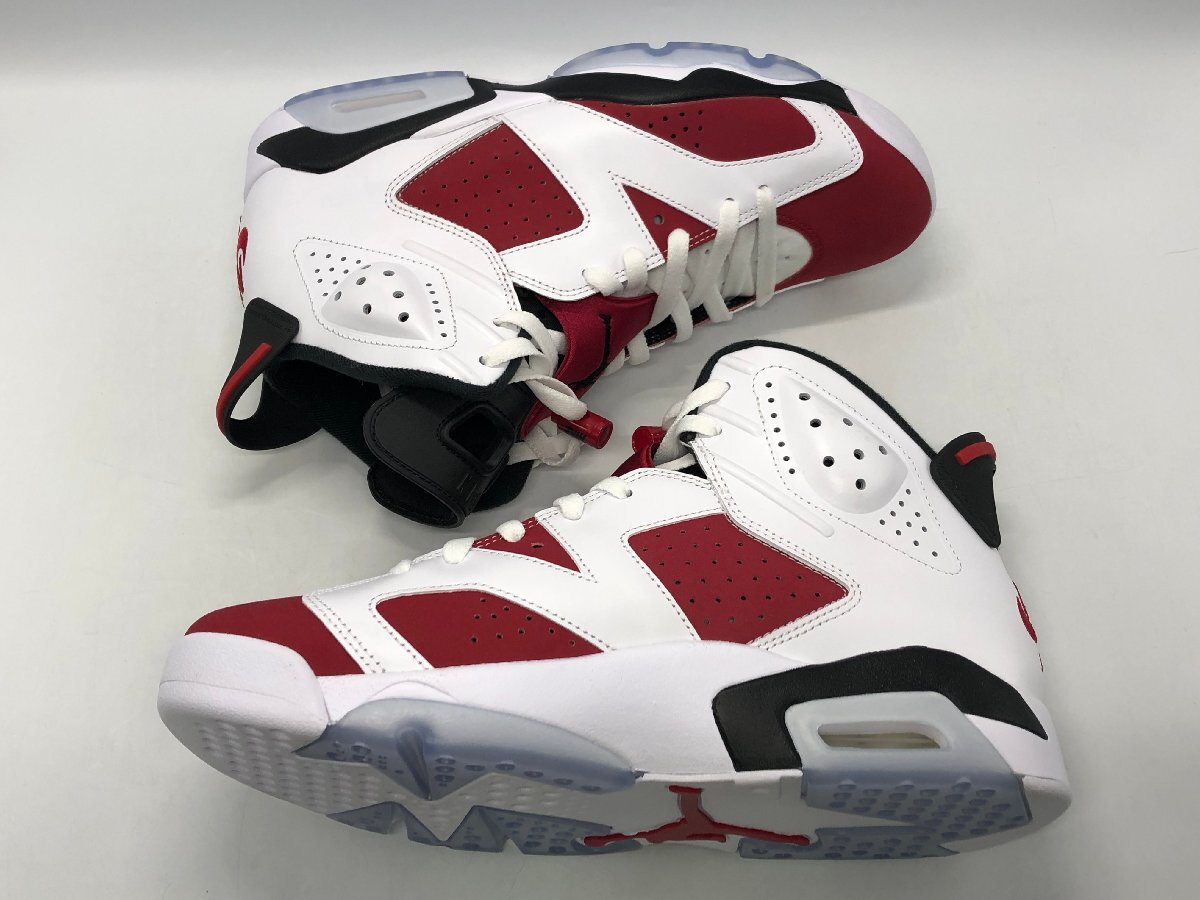 未使用展示品 NIKE AIR JORDAN 6 RETRO Carmine 28cm ナイキ エアジョーダン 2021年モデル CT8529-106 スニーカー ☆良品☆[75-0324-M4]_画像6