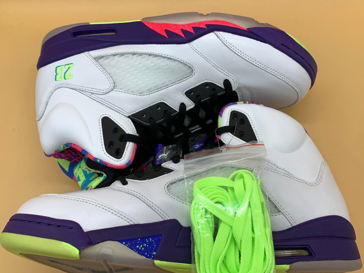 未使用展示品 NIKE ナイキ AIR JORDAN 5 RETRO BEL-AIR DB3335-100 サイズ:30cm エアジョーダン ベルエア スニーカー[75-0324-O4]☆良品☆_画像6