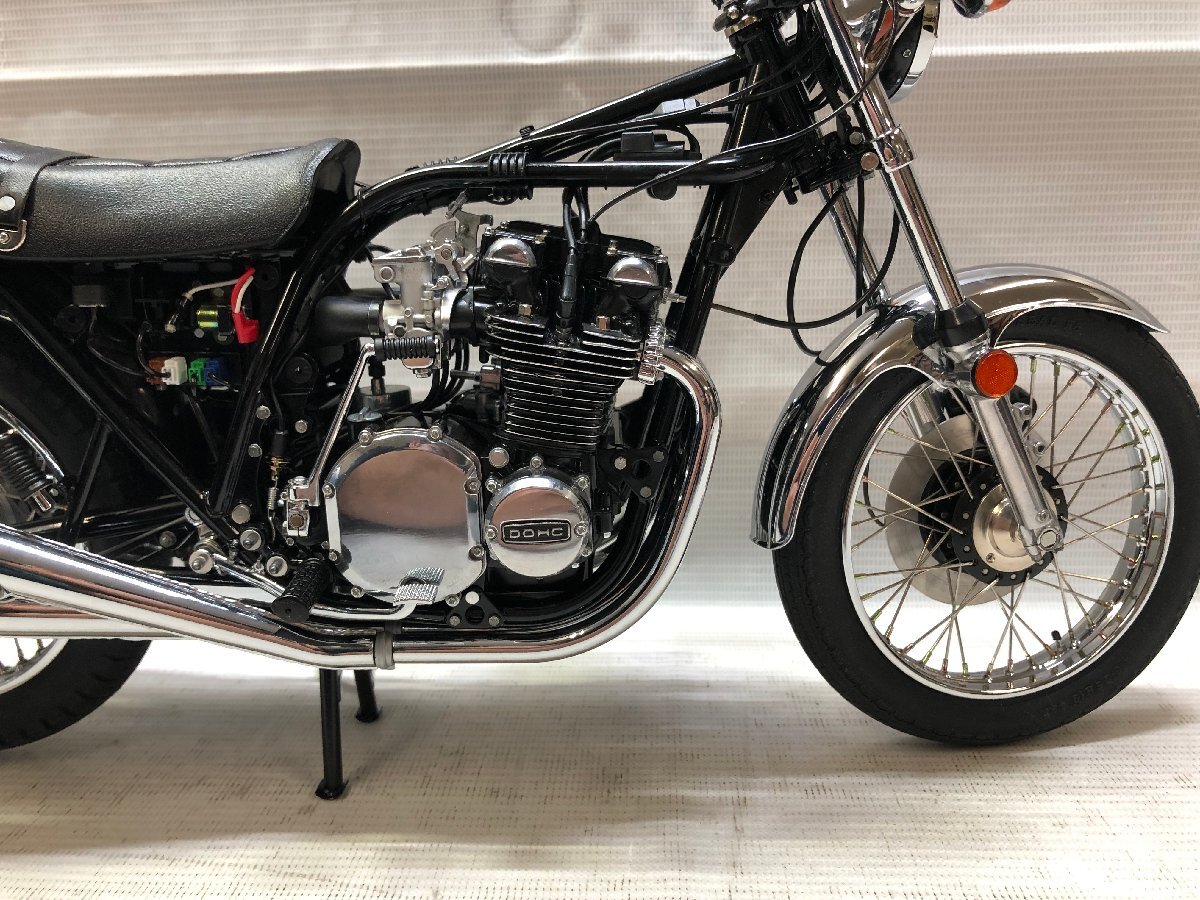 YAMATO やまと Kawasaki Z2 750RS 1/6スケール ミュージアムモデル カワサキ ミニカー 自動車 バイク模型【ジャンク・現状品】[37-0323-N3]の画像8