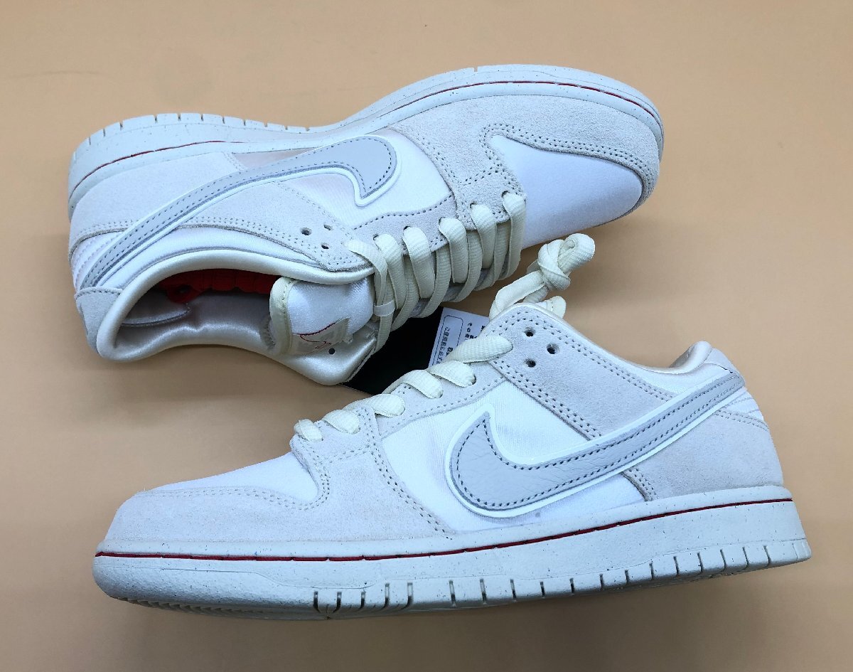 ☆未使用展示品☆ NIKE/ナイキ SB DUNK LOW PRM City of Love サイズ:28.5cm 品番:FZ56554 100 ココナッツ ミルク [75-0326-N3]_画像6