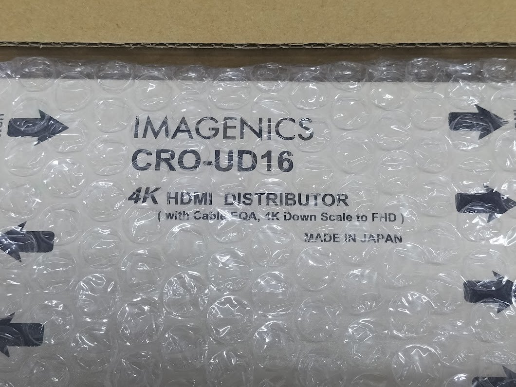 ◆未使用品 IMAGENICS(イメージニクス) CRO-UD16 1入力6分配器 ◆_画像4