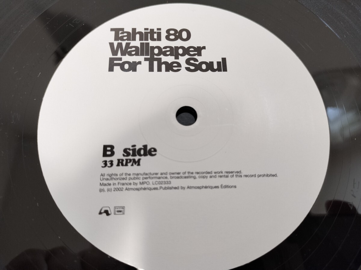 極美品 オリジナル盤 Tahiti 80 Wallpaper For The Soul 2LP オリジナルスリーブ付 タヒチ80の画像4