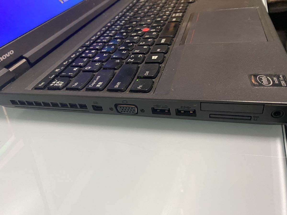 レノボ ThinkPad OS Windows7 ノートPC Lenovo T540p Core i5-4300M 2.6GHｚ メモリ4GB HDD500GB オフィス Adobe 9 Standart アドビ_画像6