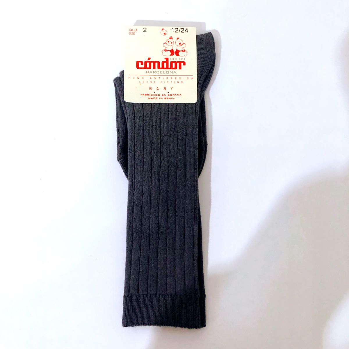 新品  condor  リブソックス  size 12/24  11.5～13.5cm