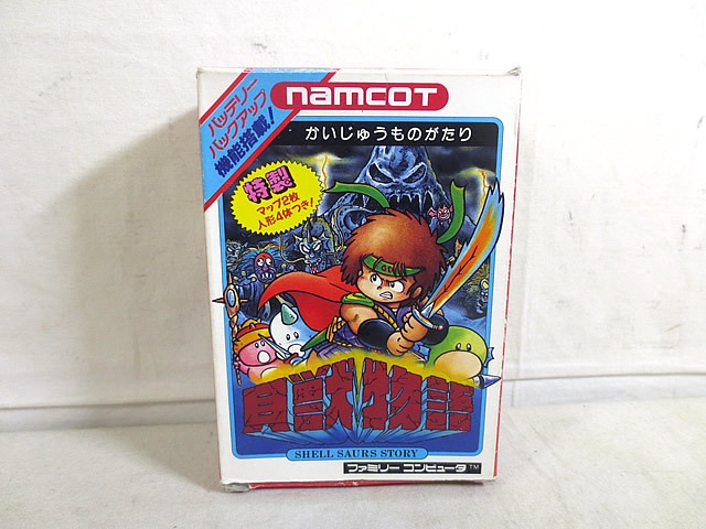 美品 ナムコ FC ファミコン 貝獣物語 完品 美品 ナムコ FC ファミコン 貝獣物語 完品