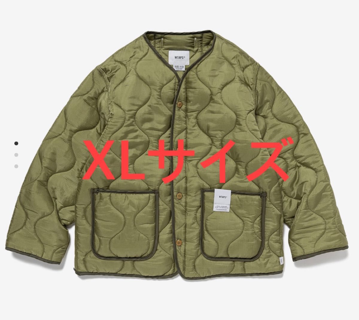 24SS WTAPS WLJ / JACKET / NYLON RIPSTOP VV オリーブ XLサイズ 24SS WTAPS WLJ / JACKET / NYLON RIPSTOP VV オリーブ XLサイズ