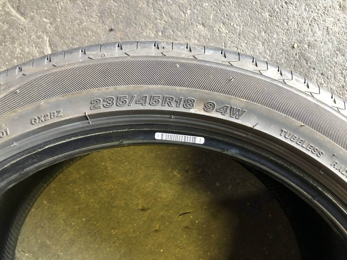 中古　2019年製　ブリヂストン　レグノ　GR-XⅡ 235/45R18 4本　手渡し可！_画像4