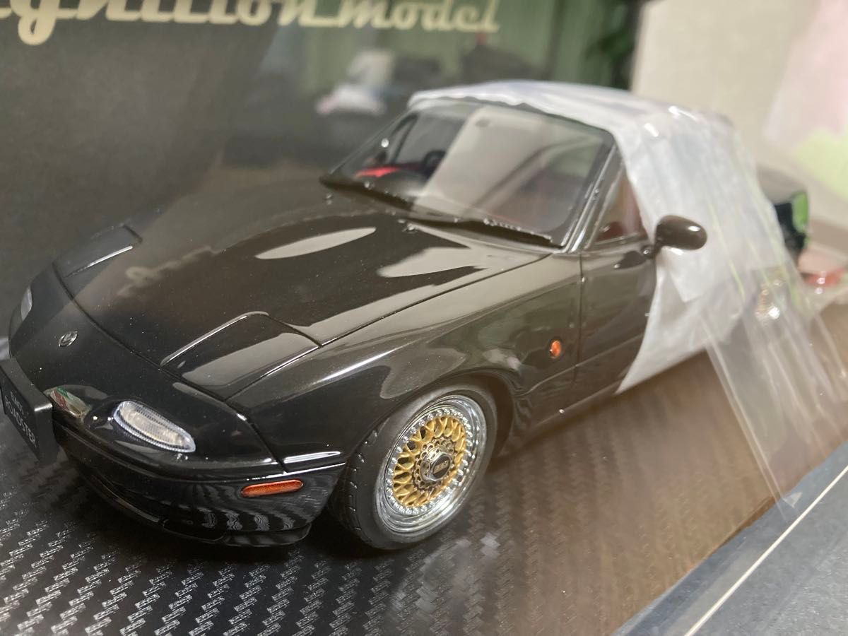 ignitionモデル　イグニッションモデル　　1/18 Eunos Roadster (NA) Black 