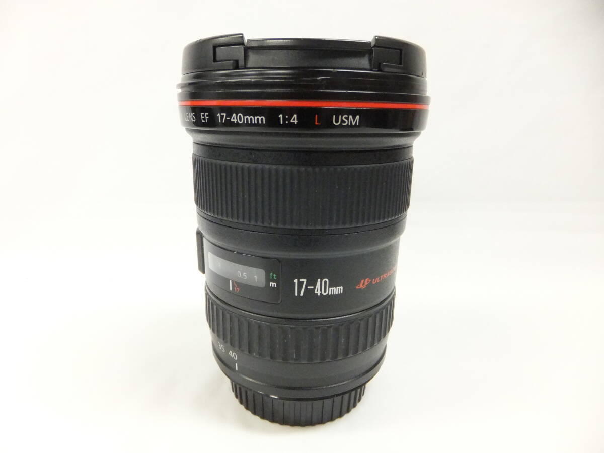 Canon キヤノン EF17-40mm F4L USM 元箱・付属品・おまけ付の画像3