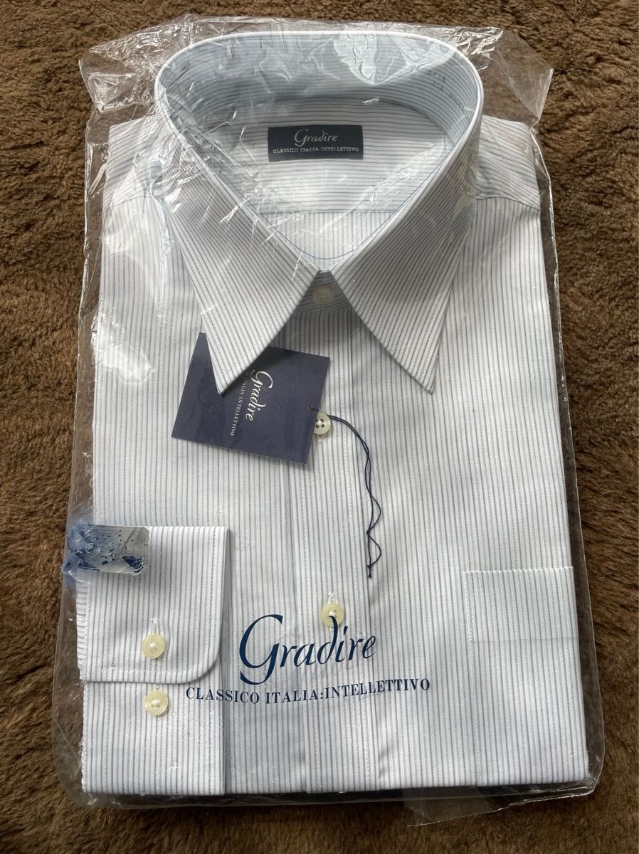 ワイシャツ　ビジネスシャツ　ホワイト　41-81　白色　新品未使用
