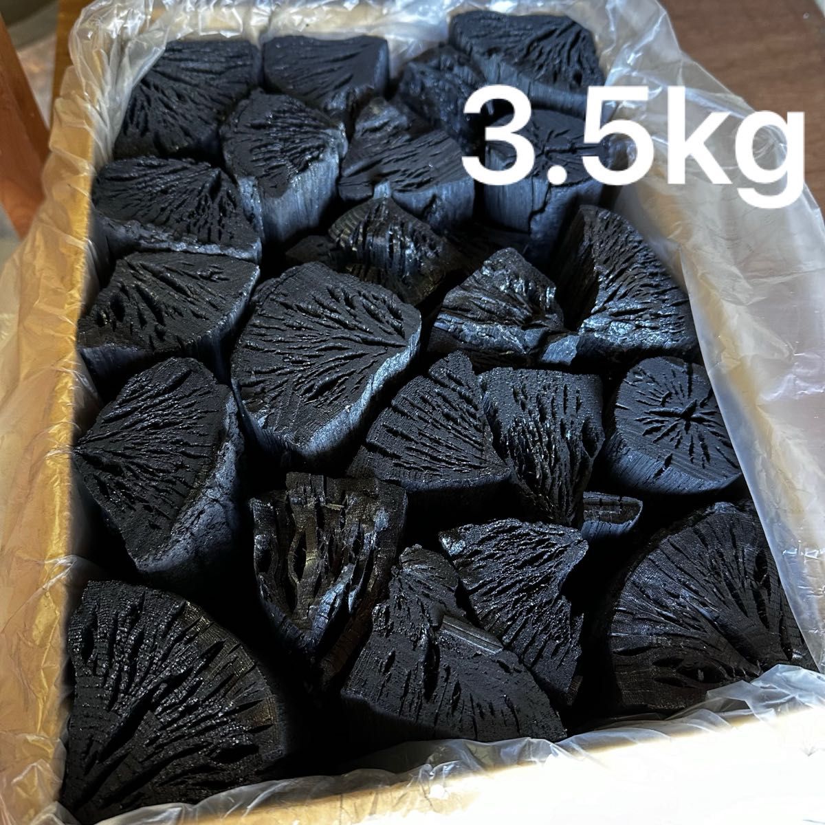 【木炭】約3.5kg囲炉裏　キャンプ　火鉢　BBQ　山形県庄内産　M803511 切り炭 燃料