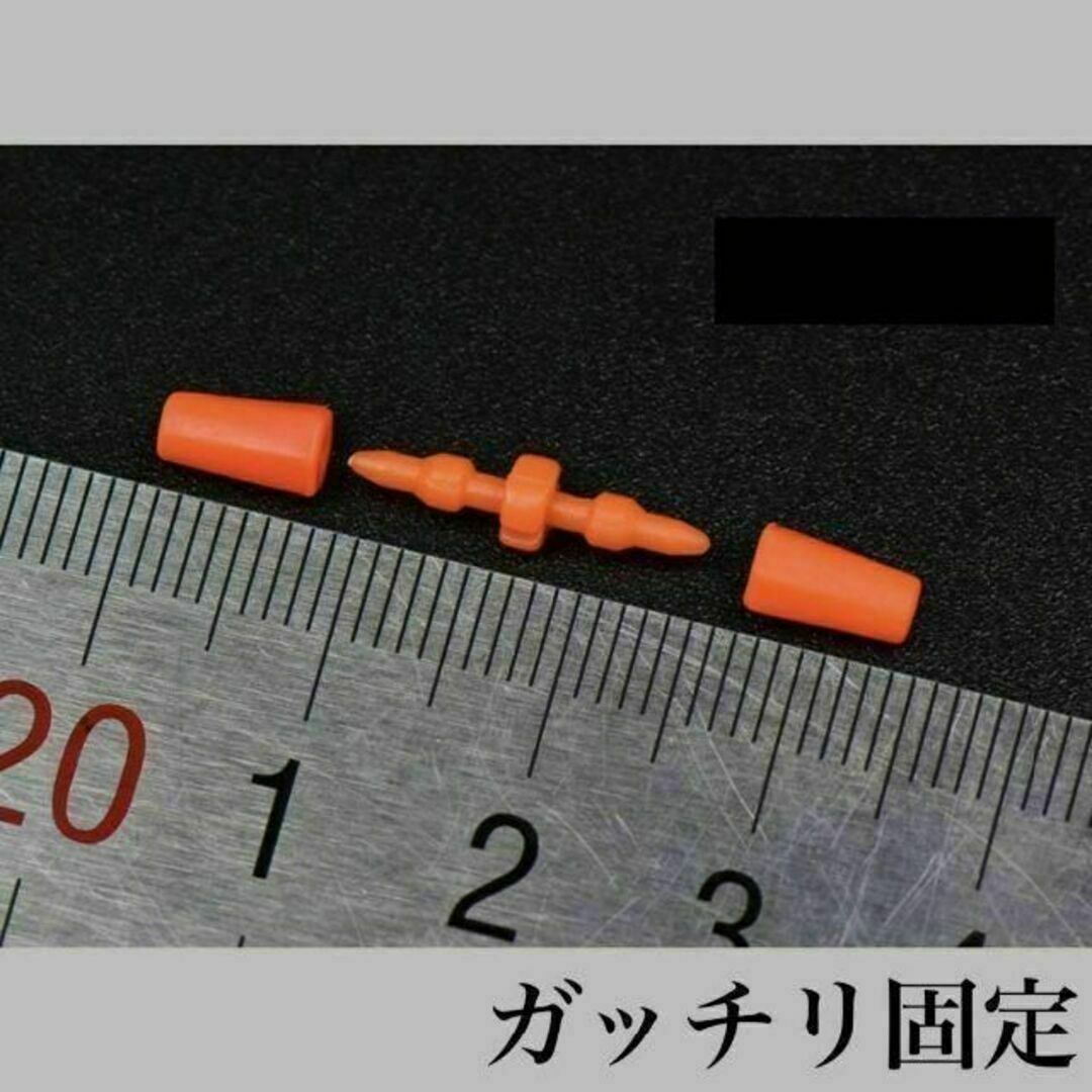 からまん棒 10個セット 1袋  フカセ ダンゴ釣り ウキゴム ウキ止め 黄色 イエローの画像3