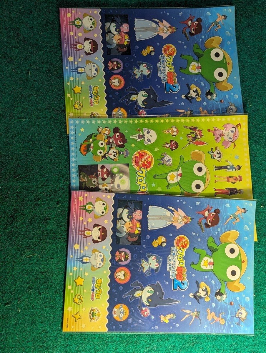  первый .. retro Keroro Gunso Keroro Gunso серии прозрачный файл наклейка все совместно 