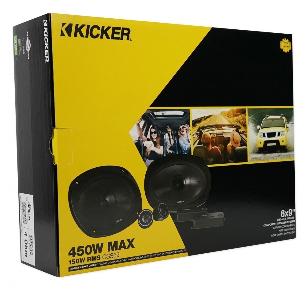 ■USA Audio■ 【最新型】Kicker CSS694 (46CSS694) 16cmx23cm (6x9インチ) Max.450W CSシリーズ キッカー_画像10