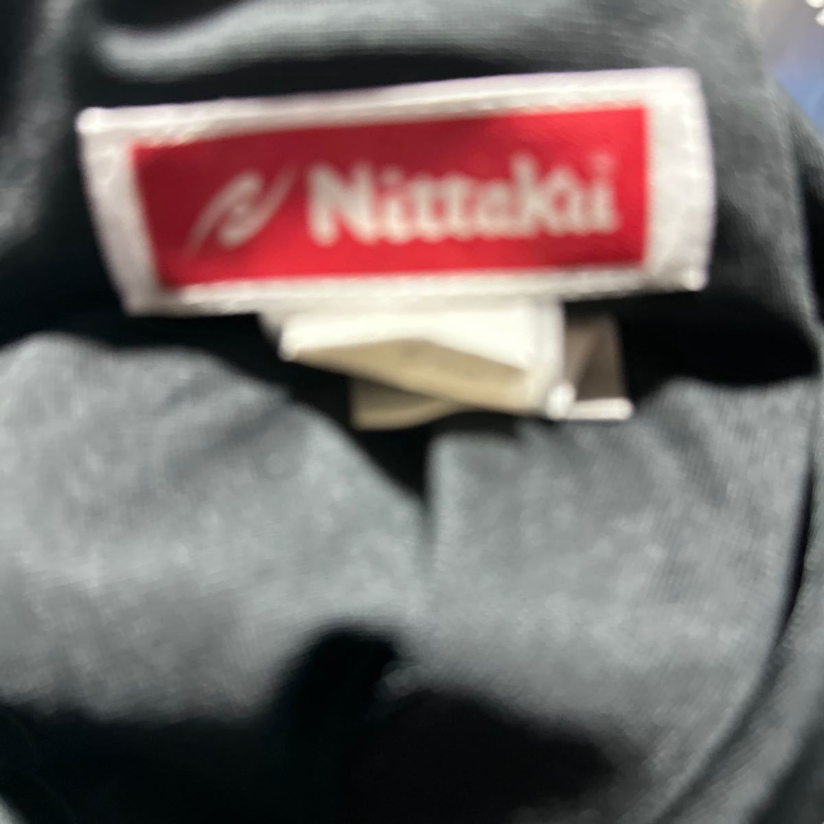 ニッタク nittaku JTTA 日本卓球協会公認 黒 ブラック 光沢 卓球ウェア ハーフパンツ ポケット付_画像10