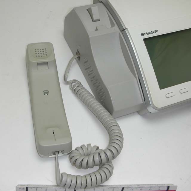 動作品：SHARP UX-D72CL 固定電話 ファクシミリ FAX 本体のみ_画像3