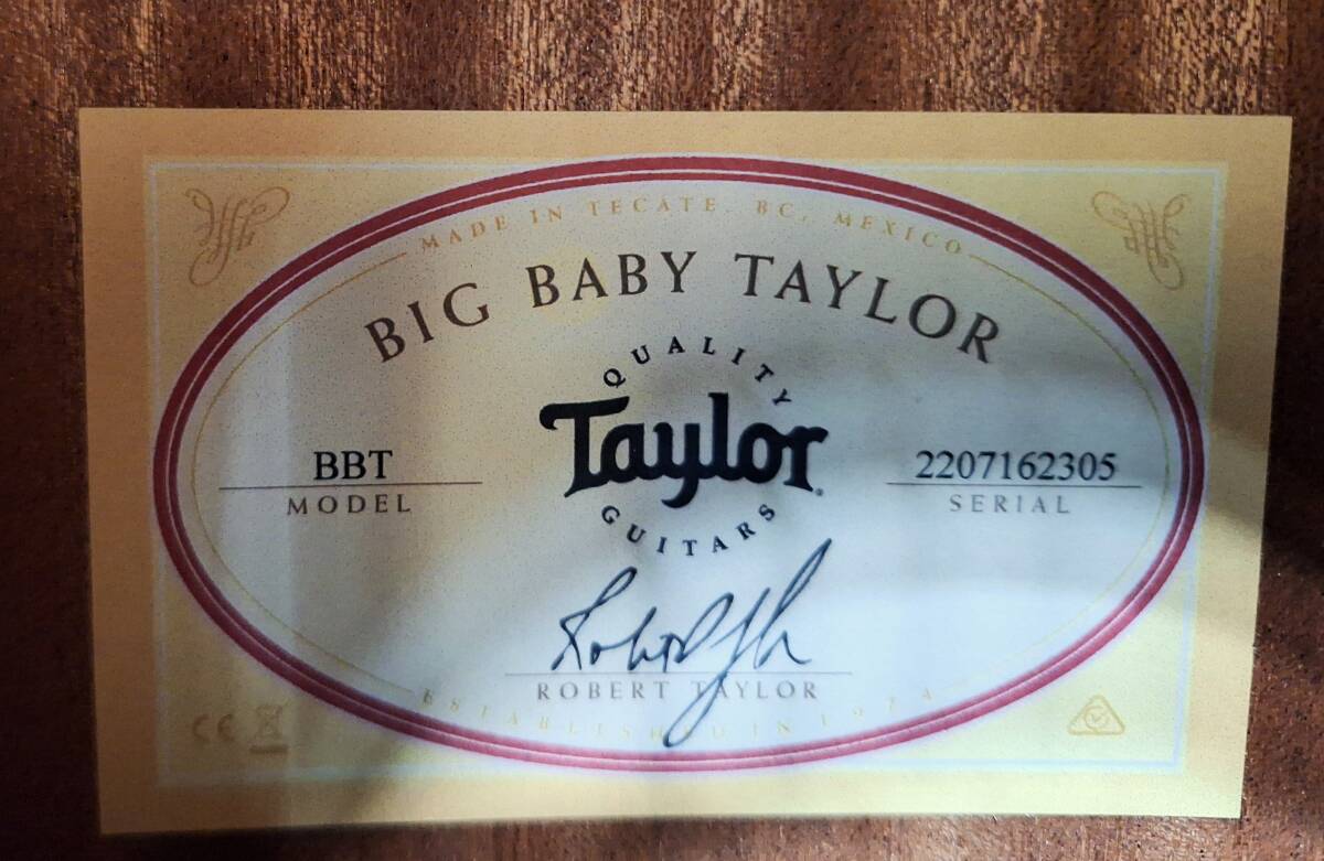 TAYLOR Taylor Big Baby T W/W все грецкий орех гарантийный срок внутри сейчас сразу ... состояние .. оригинальный gig сумка имеется 