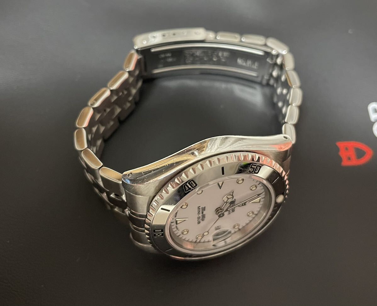 【即決】正規店OH済 フルオリジナル正規品 TUDOR チューダー チュードル M73190A ミニサブ 自動巻き デイト 純正ブレスの画像3