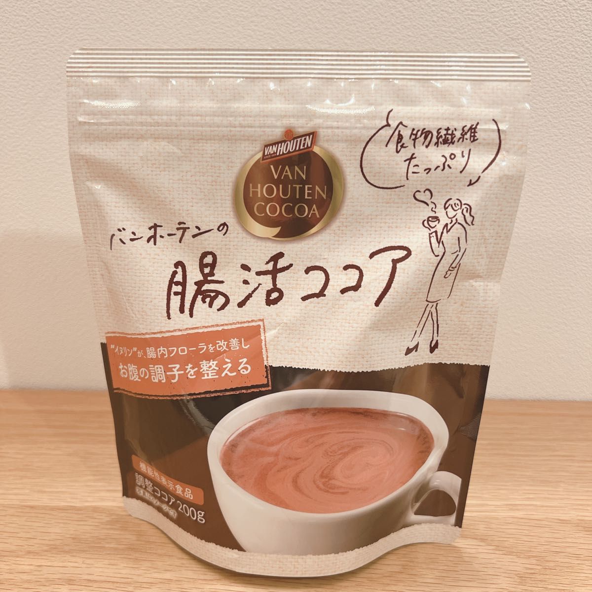 【機能性表示食品】バンホーテン グラウンド バンホーテンの腸活ココア200g