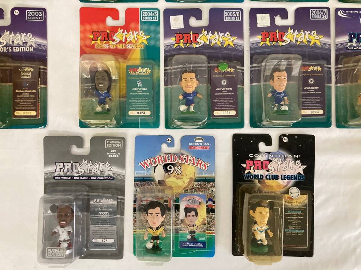 B◆未開封◇CORINTHIAN HEAD LINERS WORLD STARS 98 PROstars 2001-2004/5 WORLD CLUB LEGENDS など SOCCER サッカー フィギュア大量まとめ_画像8