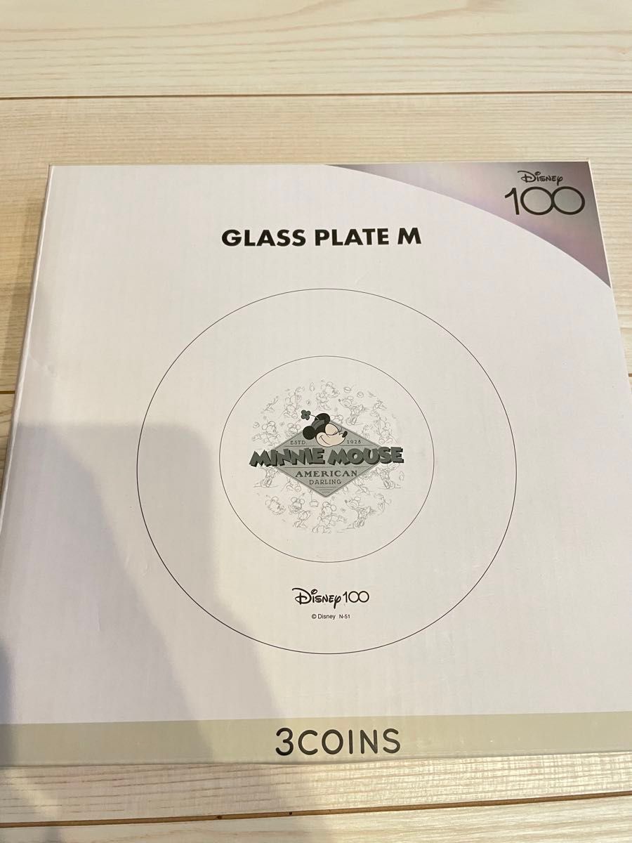 ガラスプレート　ガラス皿　ミッキー　ミニー　ディズニー  4点セット