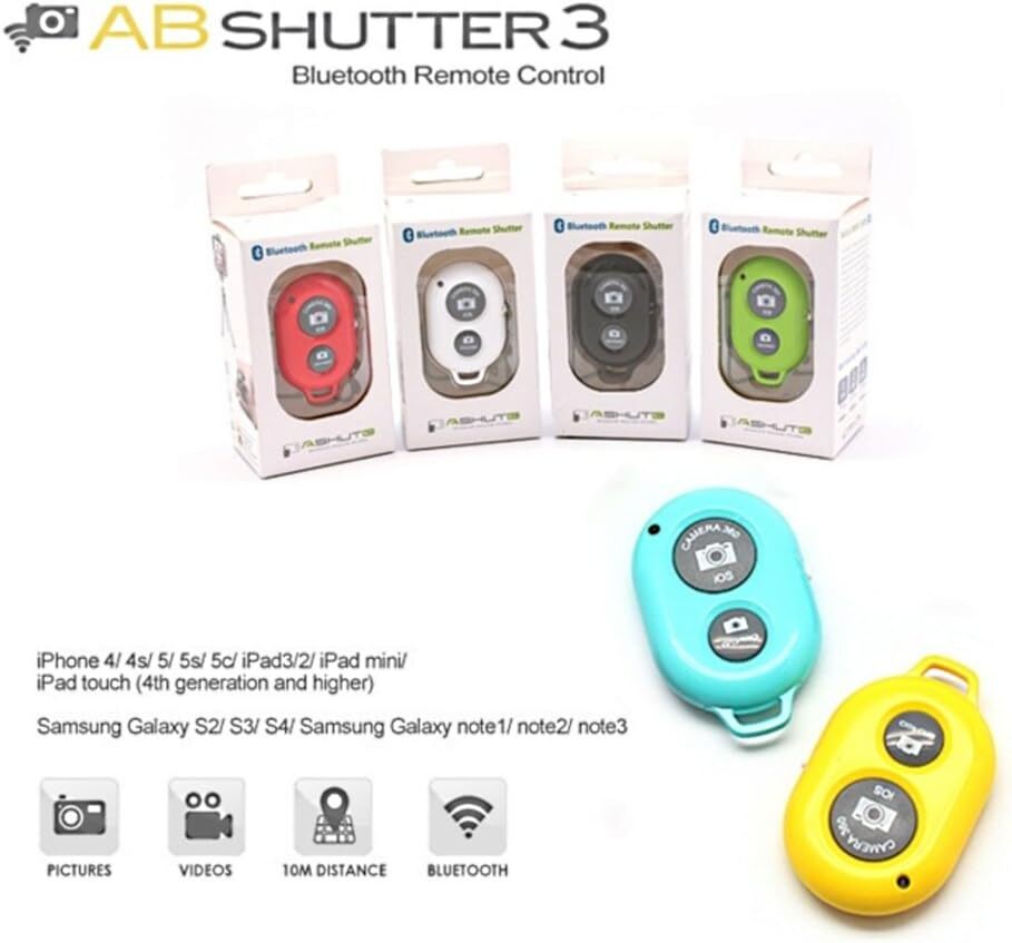★★[ホワイト 白] Bluetooth スマートフォン用 カメラリモコン AB Shutter 3 ABS3-WHT-A_画像4