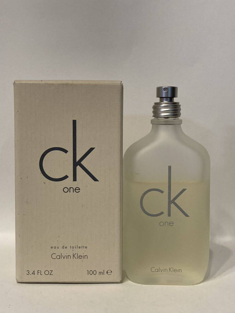 I4C333◆ カルバン・クライン Calvin Klein シーケー ワン CK one オードトワレ EDT 香水 100ml_画像2