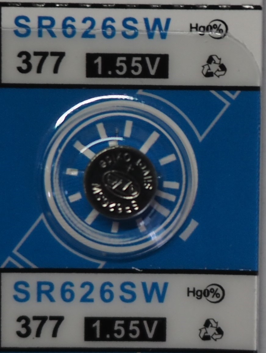 ★【即決送料無料】 1個114円 LR626 SR626SW互換 アルカリ電池 使用推奨期限：2029年12月★の画像1