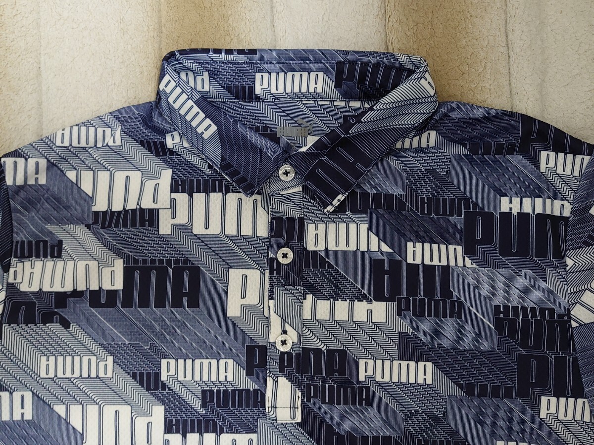完売品 未使用品☆プーマ ゴルフ PUMA GOLF 3Dグラフィックポロシャツ XL☆の画像1