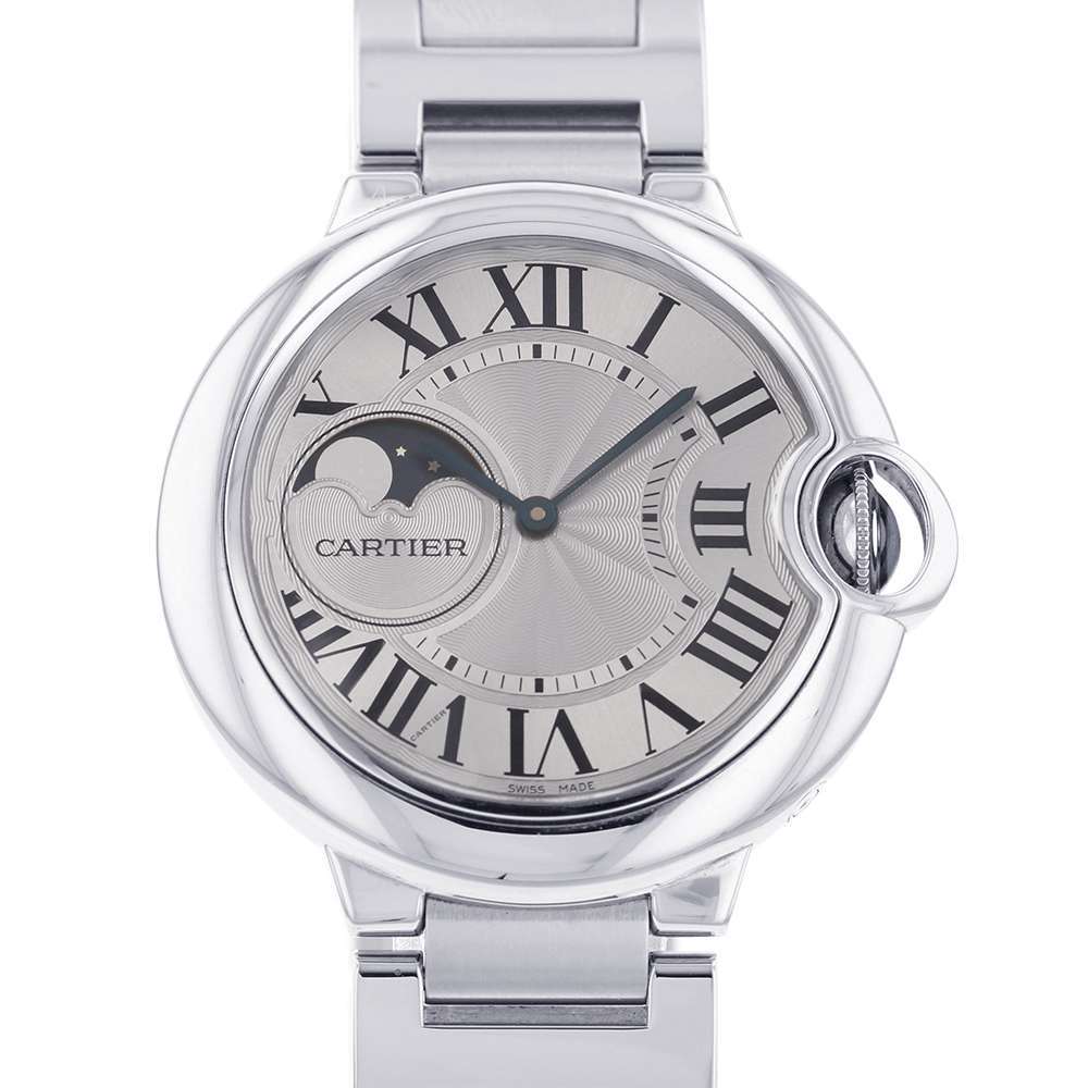 カルティエ バロンブルー ドゥ カルティエ WSBB0050 Cartier 腕時計 シルバー文字盤 【安心保証】