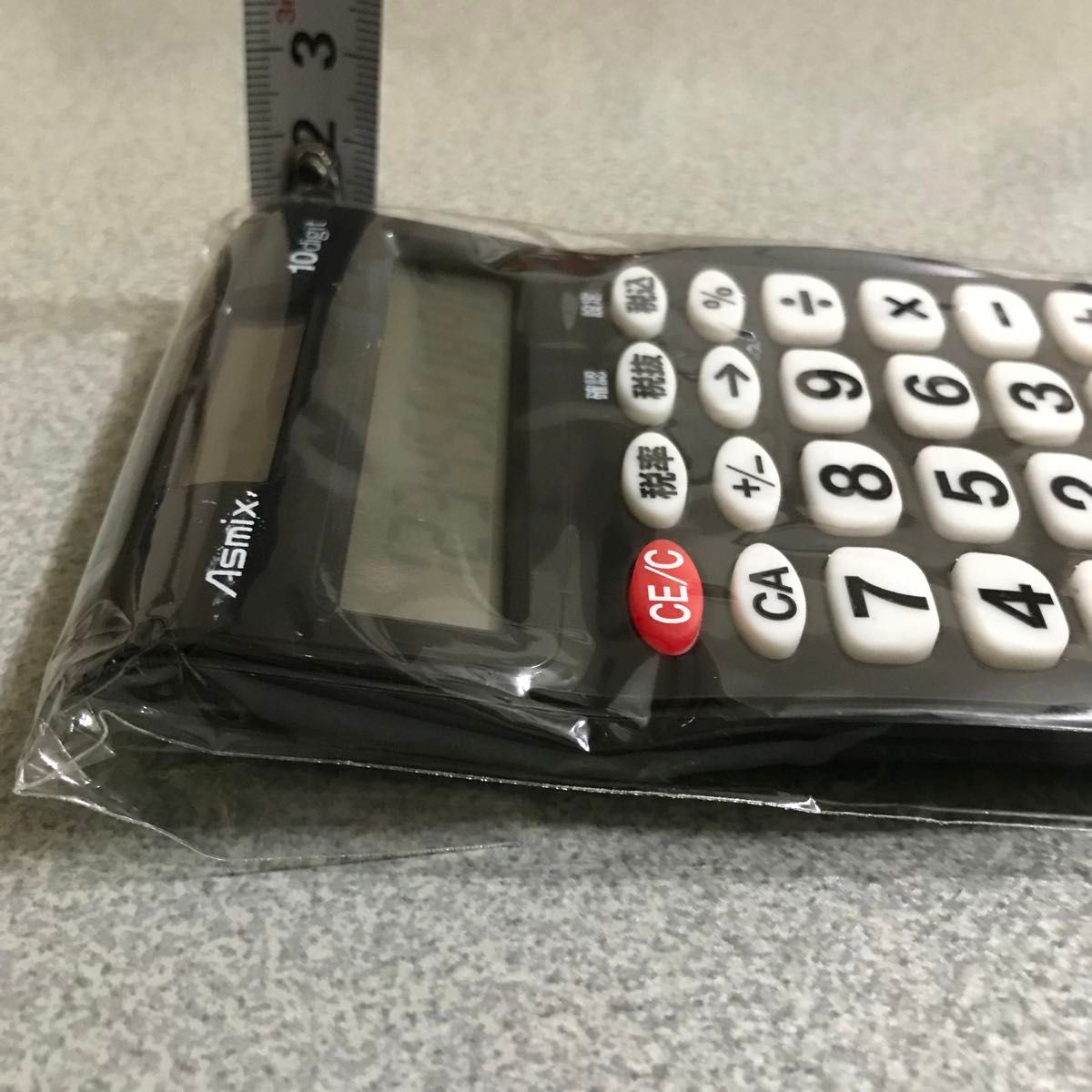 アスカ　ビジネス電卓ポケット C1009BK 黒2電源 オートパワーオフ機能　税計算　早打ちコンパクト　Asmix