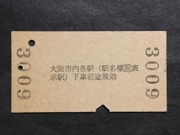 古い切符＊東三条 から 大阪市内 ゆき 金沢経由 6600円 東三条駅発行 昭和58年＊国鉄 鉄道 資料_画像2