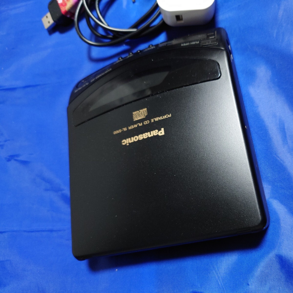 Panasonic ポータブルCDプレーヤー　SL-S100中古品（メンテ、改良済み）_画像3