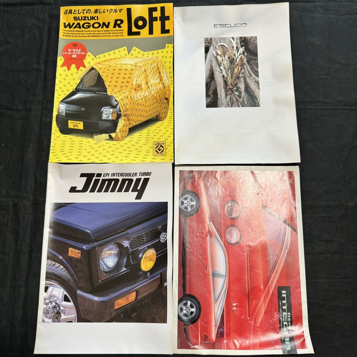 カタログ SUZUKI HONDA loft ESCUDO Jimny INTEGRA 当時物 まとめての画像1