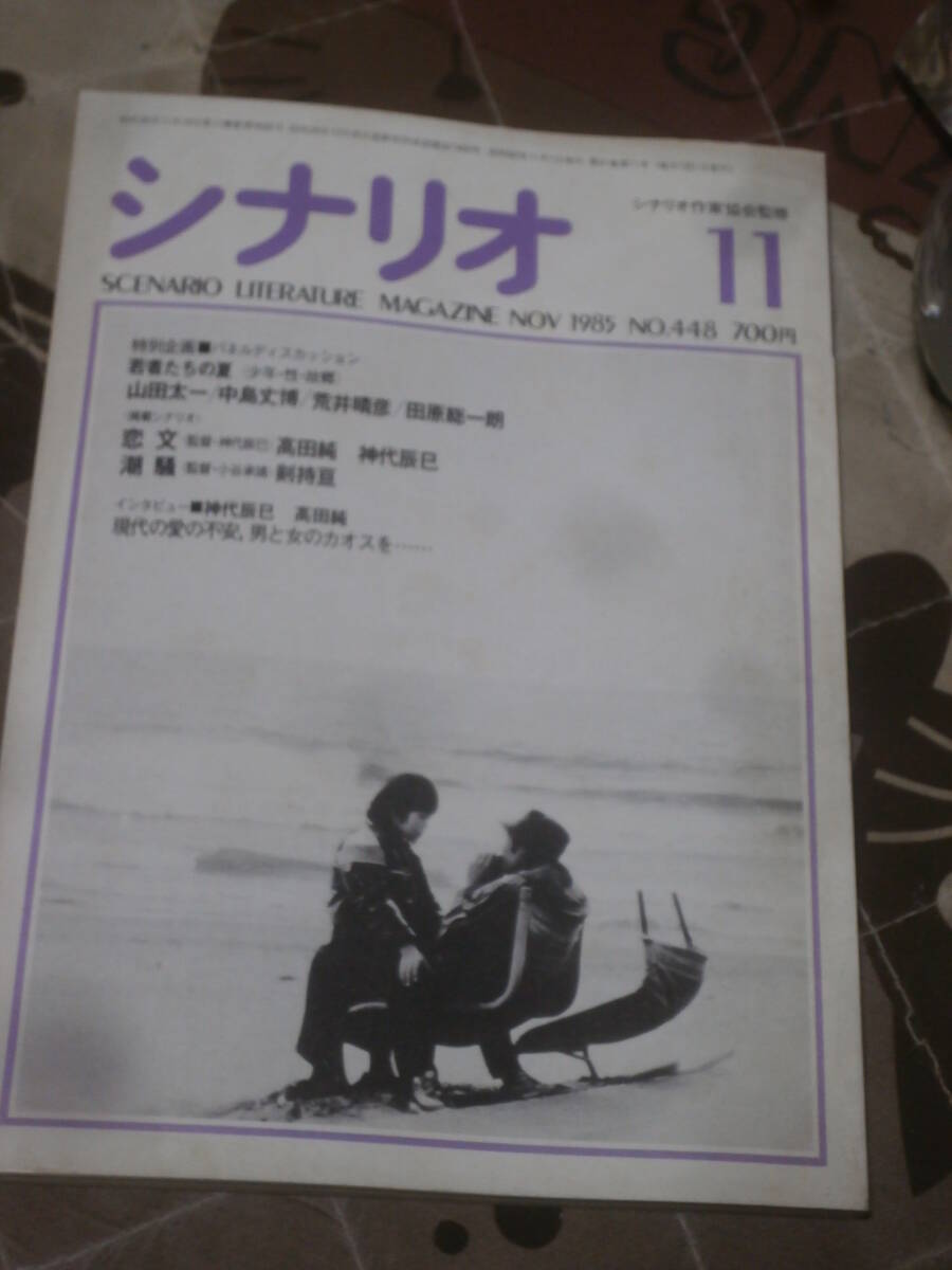 映画雑誌　月刊シナリオ　1985年11月号　恋文　潮騒　FC25_画像1
