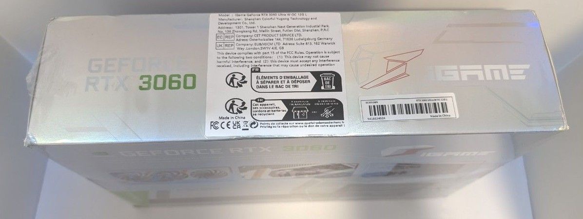 新品未開封品】 COLORFUL IGAME GEFORCE RTX 3060 ULTRA|Yahoo 新品未開封品】 COLORFUL IGAME GEFORCE RTX 3060 ULTRA|Yahoo