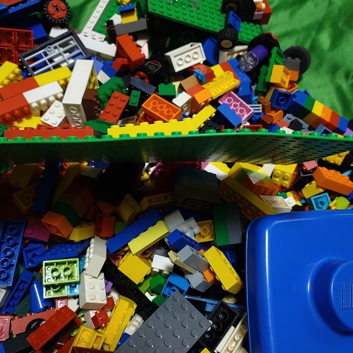 大量 LEGO レゴ 約3.2kg まとめて 青いバケツ ジャンク 管理番号A-3(KO)の画像5