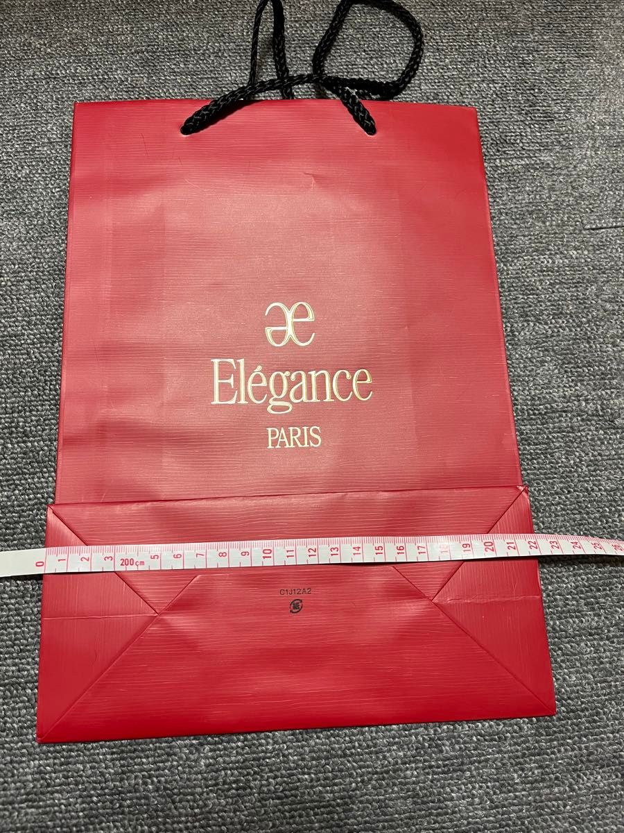 Elegance PARIS ショップ紙袋　ALBIONショップ紙バッグ　