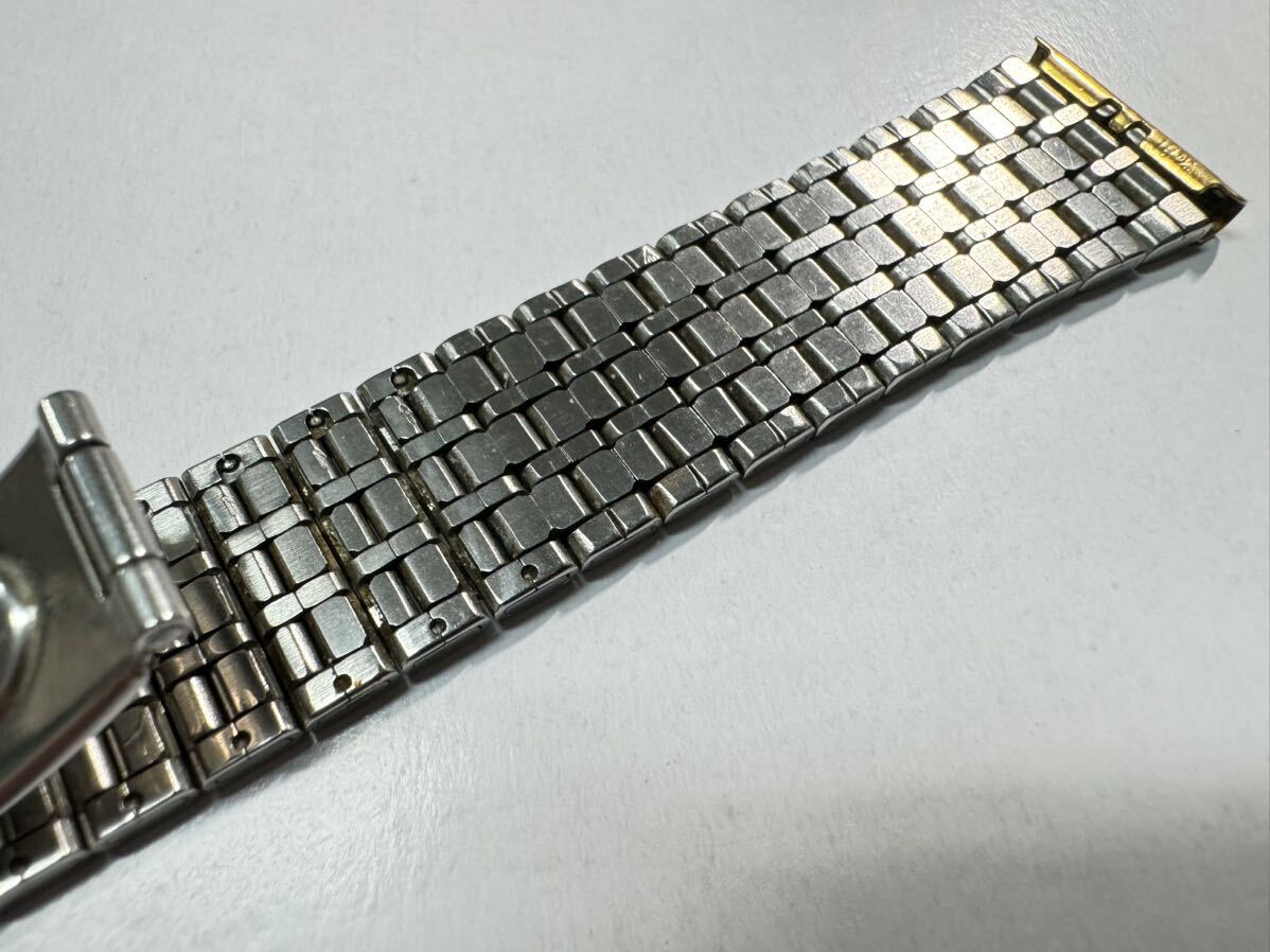 オメガ ステンレスベルト 18mm幅　OMEGA stainless steel bracelet コンビカラー　全長約17cm 113-1_画像9