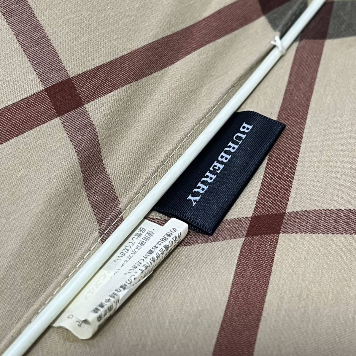 BURBERRY バーバリー　メガチェック　ノバチェック　晴雨兼用傘　日傘　キャメル　_画像3