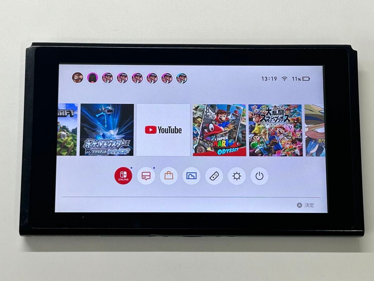 任天堂スイッチ Switch 本体のみ 2018年製 動作品【管理No.12308149】