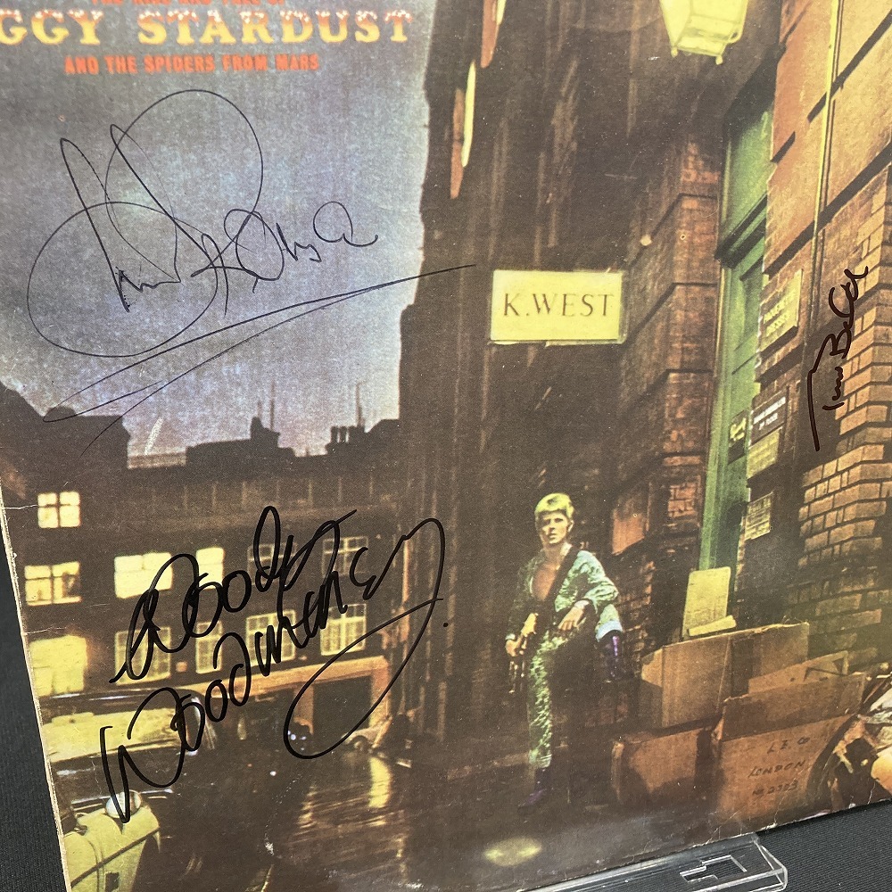 DAVID BOWIE / THE RISE AND FALL OF ZIGGY STARDUST AND THE SPIDERS FROM MARS (UK-ORIGINAL/AUTOGRAPHED COVER & INNER!!)_画像3